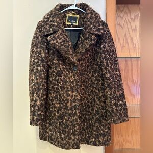 Sam Edelman leopard print peacoat